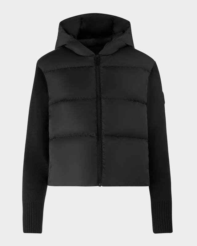 HyBridge Wide Quilt Knit Hoodi